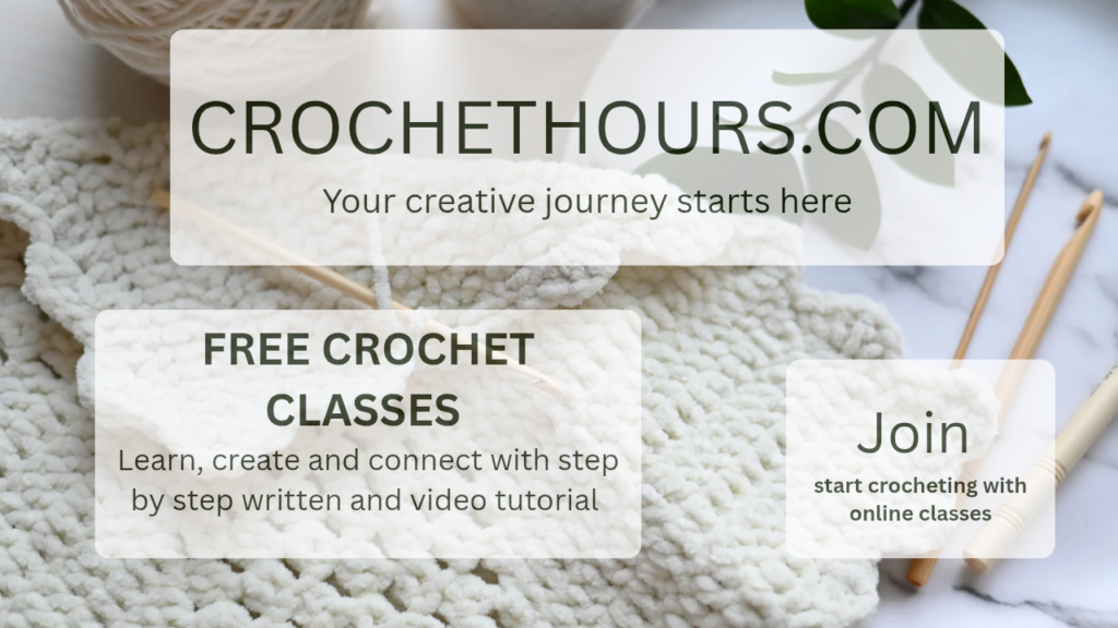 Free crochet classes, crochet classes online, crochet, learn crochet, how to crochet 