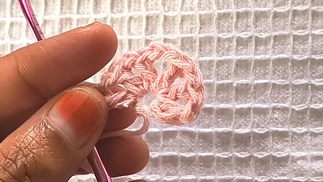 crochet bandana step 1