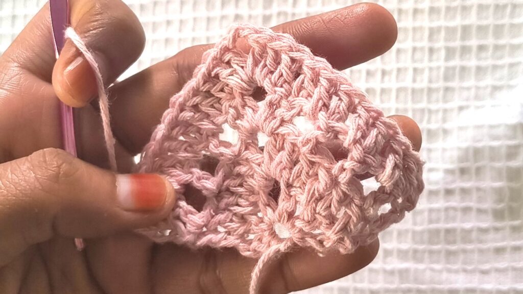 crochet bandana step 3